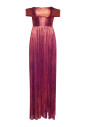 purple-silk-metallic-finish-dress