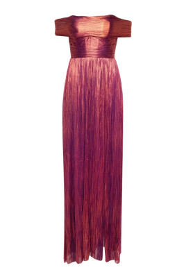 purple-silk-metallic-finish-dress