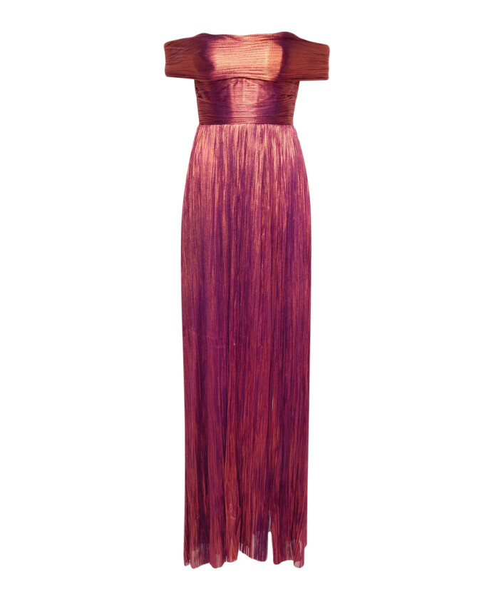 purple-silk-metallic-finish-dress