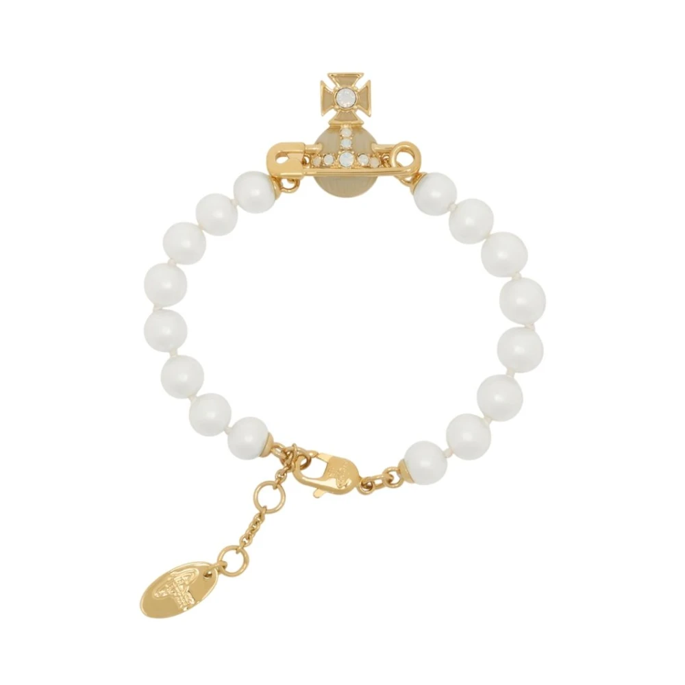 Vivienne Westwood Women's Yellow Kitty Pearl Bracelet