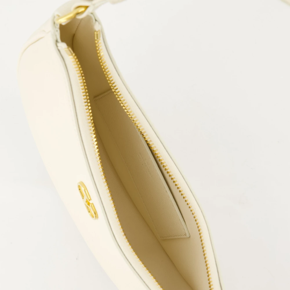 Valentino Garavani Beige Leren Mini Hobo Tas Beige Dames