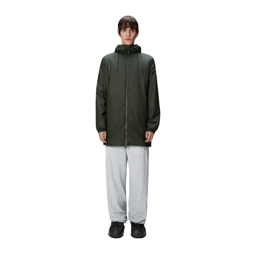 Rains Lang Geïsoleerd Groen Jack Green Heren