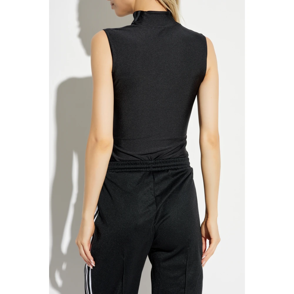 adidas Originals Lichaam met opstaande kraag Black Dames