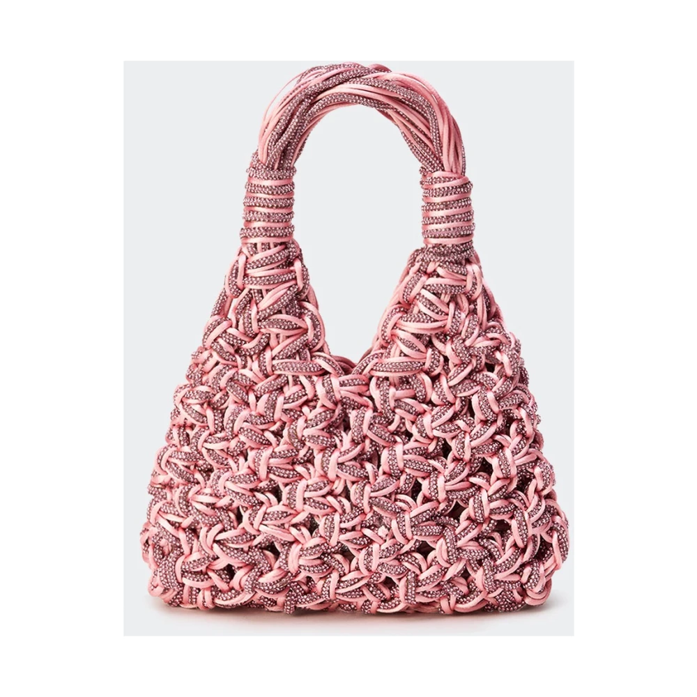 Hibourama Mini Satijnen Tas Pink Dames