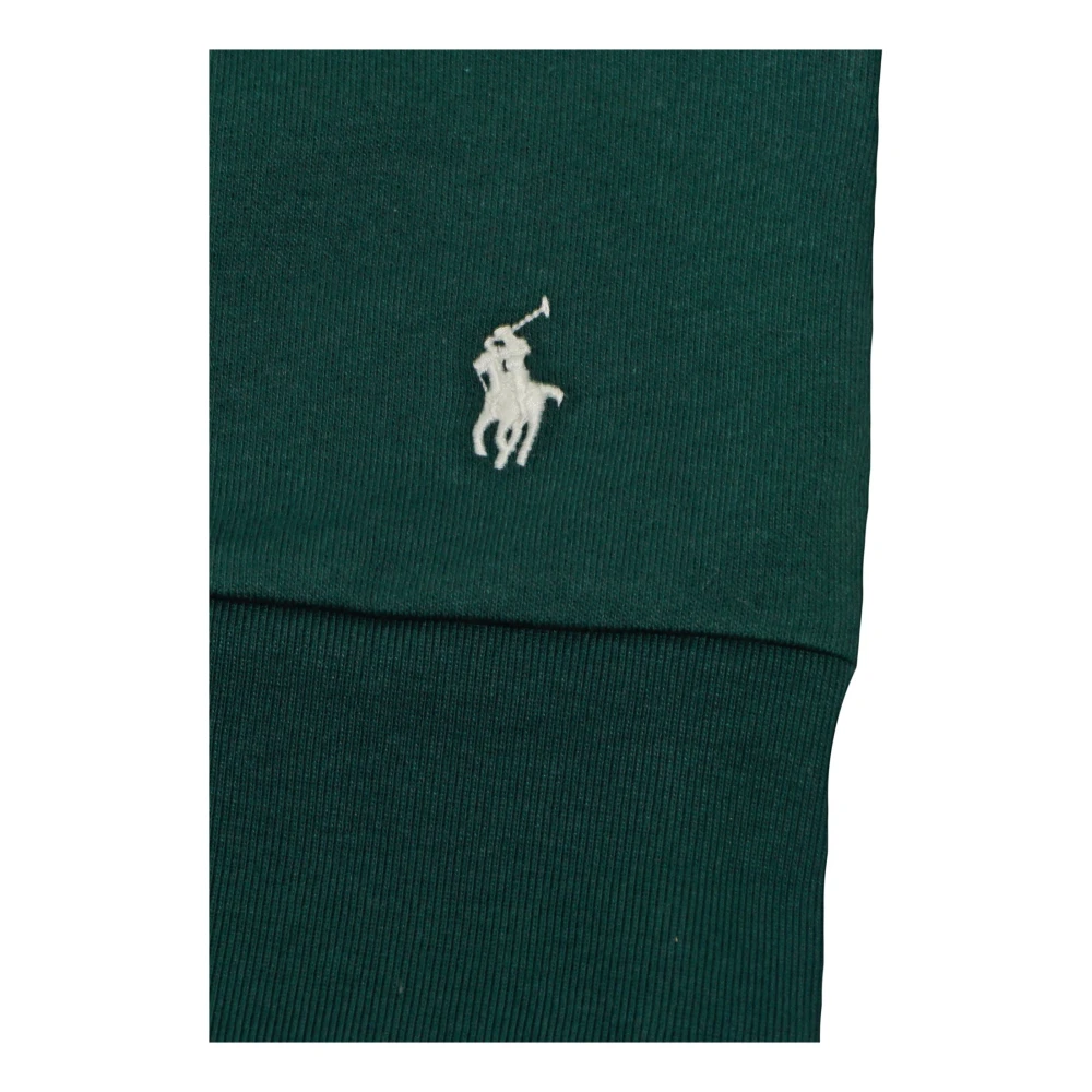 Ralph Lauren Gezellig Logo Print Pyjama Sweatshirt Green Heren