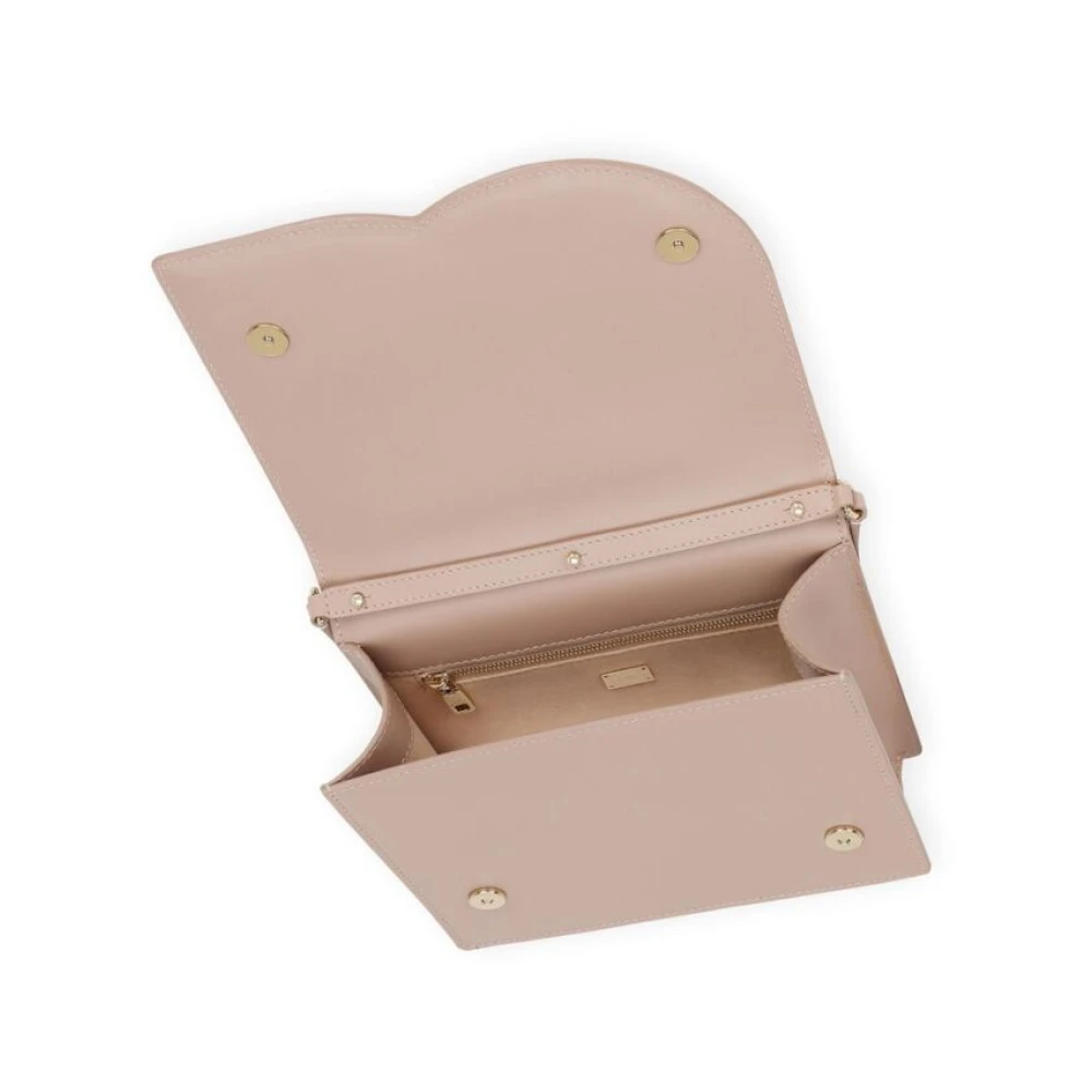 Dolce & Gabbana Gewatteerde leren schoudertas Pink Dames