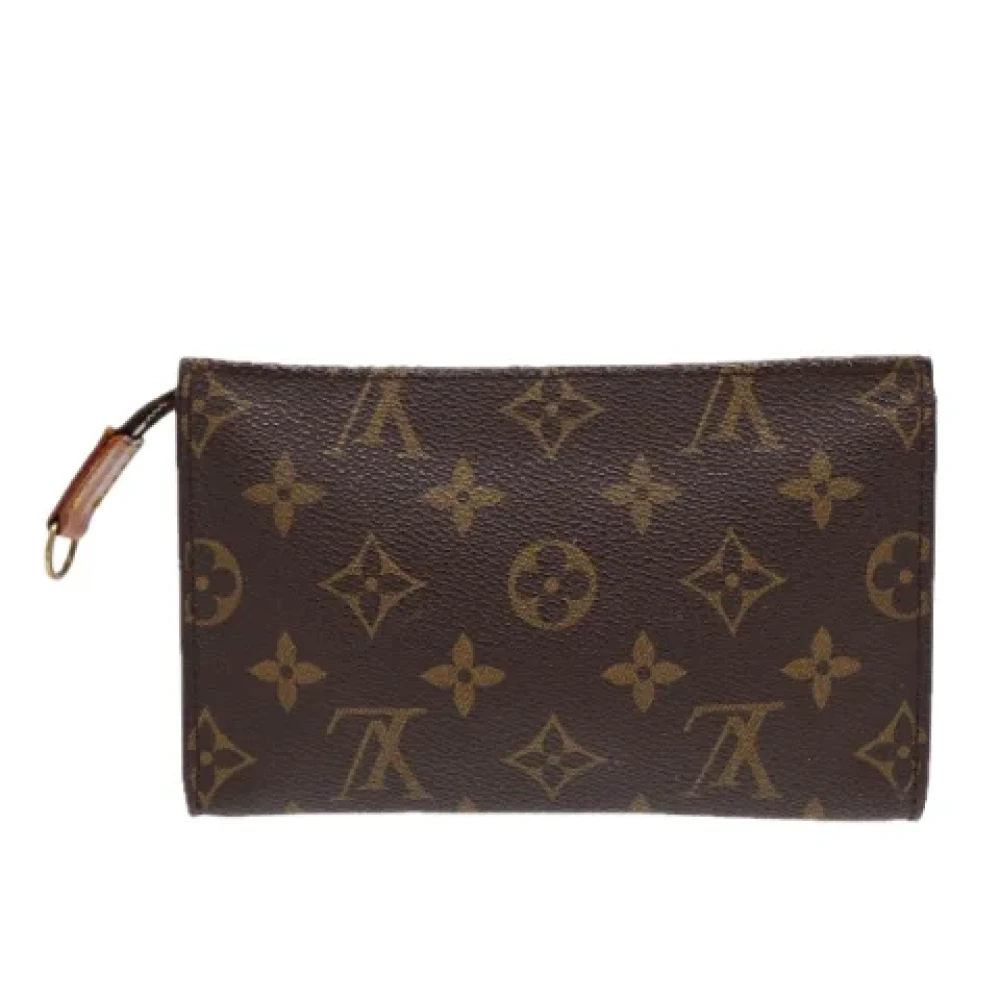 Louis Vuitton Vintage Pre-owned Canvas pouches Brown Dames