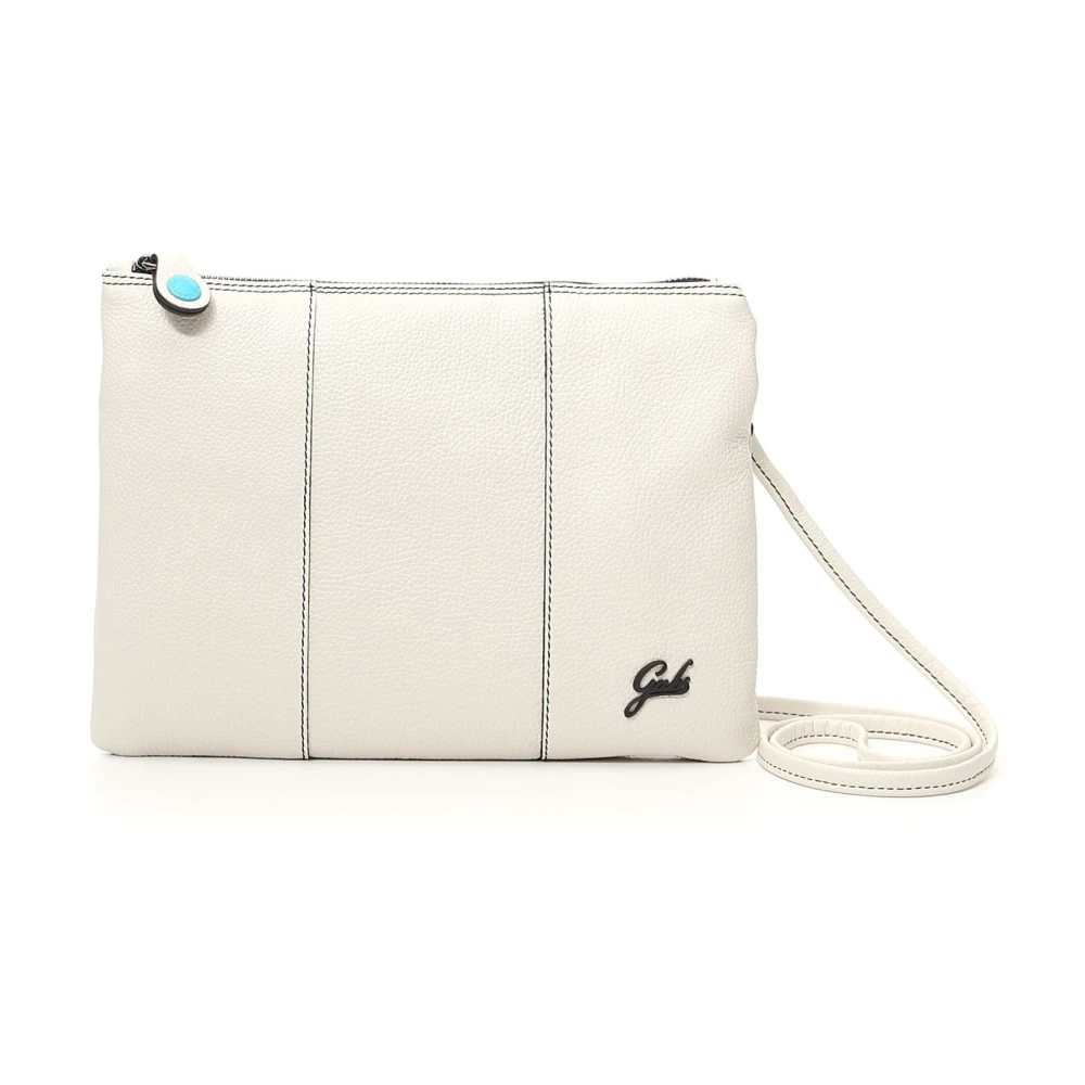 Gabs Women's Beige Cross Body Bags, One Size, Black White Logo Clutch Woman