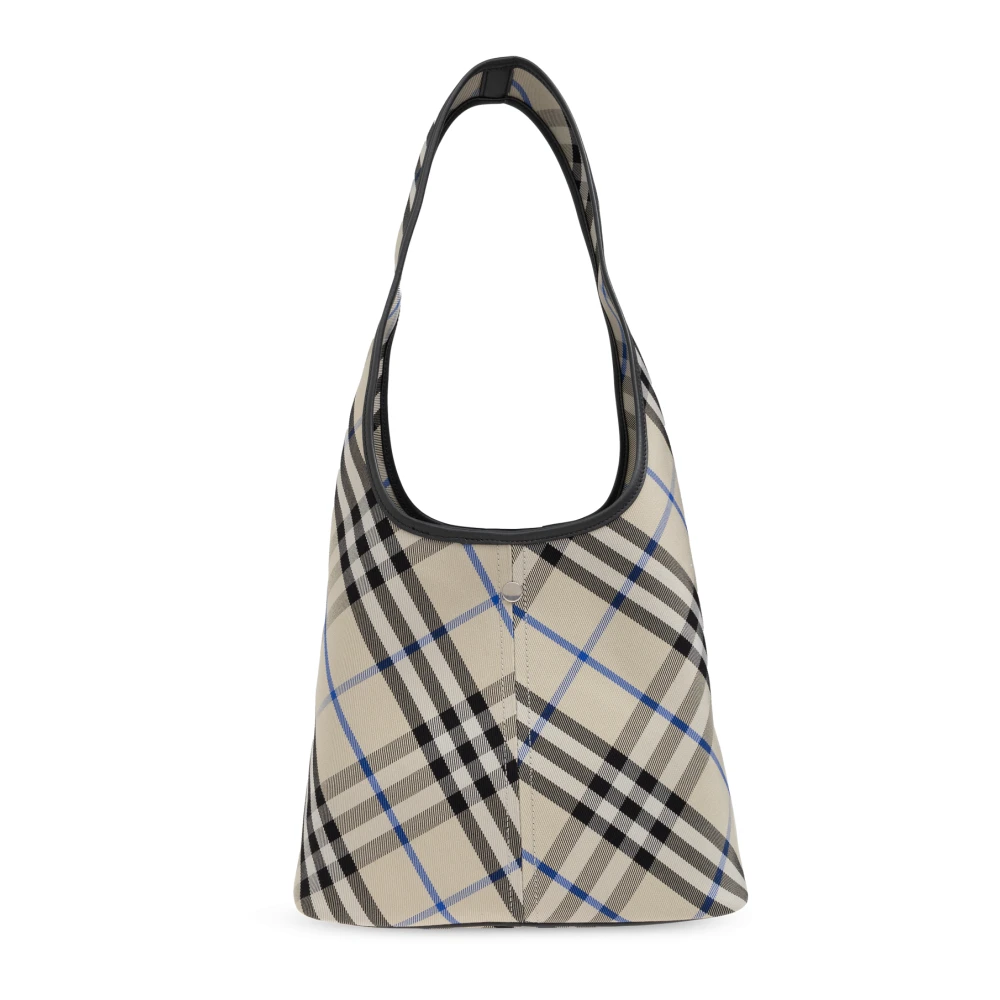 Burberry Schoudertas Gebreid Klein Gray Dames