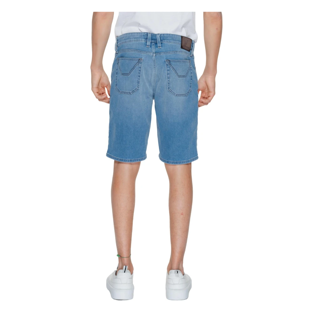 Jeckerson Heren Bermuda Shorts Lente Zomer Collectie Blue Heren