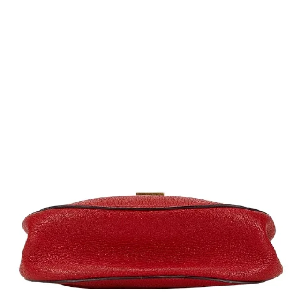Chloé Pre-owned Leather shoulder-bags Red Dames