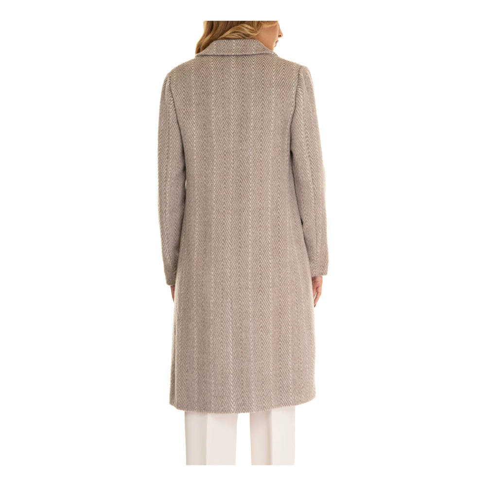 Emporio Armani Stijlvolle Winterjas voor Mannen Brown Dames
