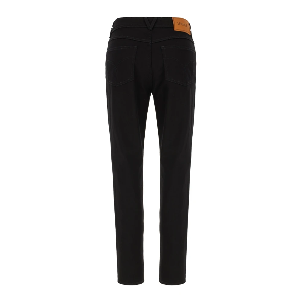 Versace Klassieke Denim Jeans voor dagelijks gebruik Black Dames