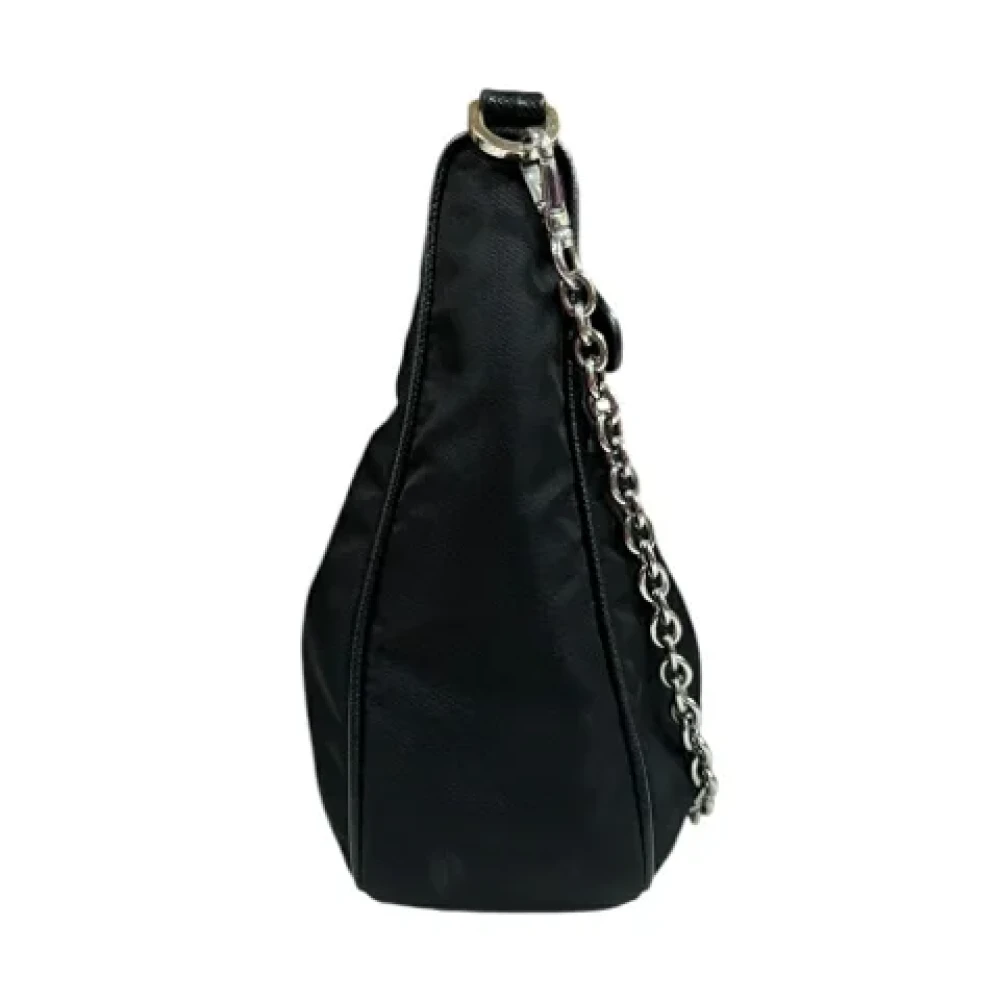 Prada Vintage Pre-owned Nylon prada-bags Black Dames