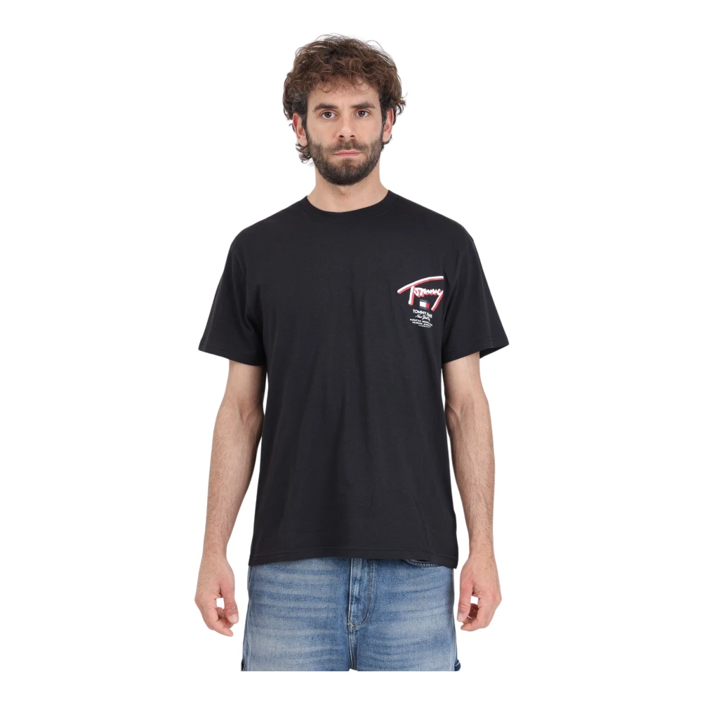 TOMMY JEANS T-shirt TJM REG 3D STREET SIGNTR TEE EXT
