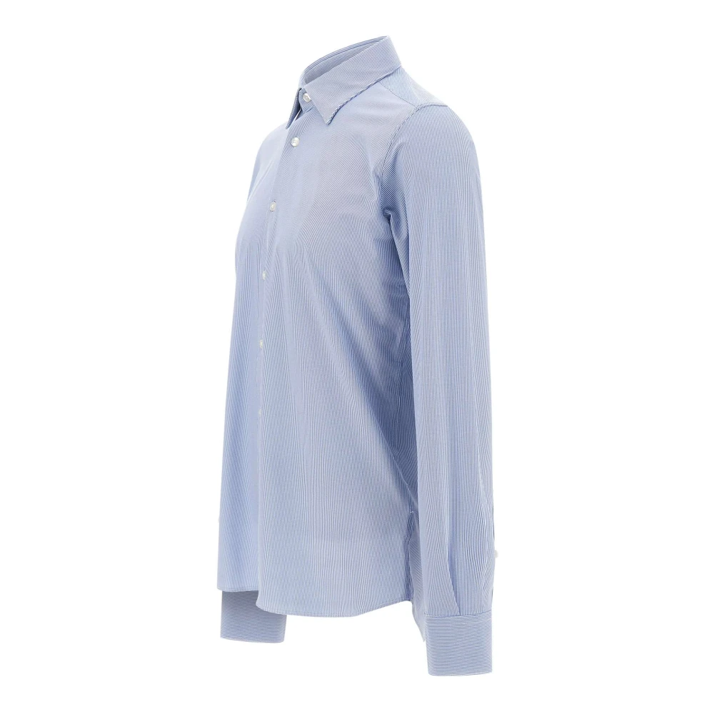 RRD Lichtblauw Oxford Jacquard Slim Fit Overhemd Blue Heren