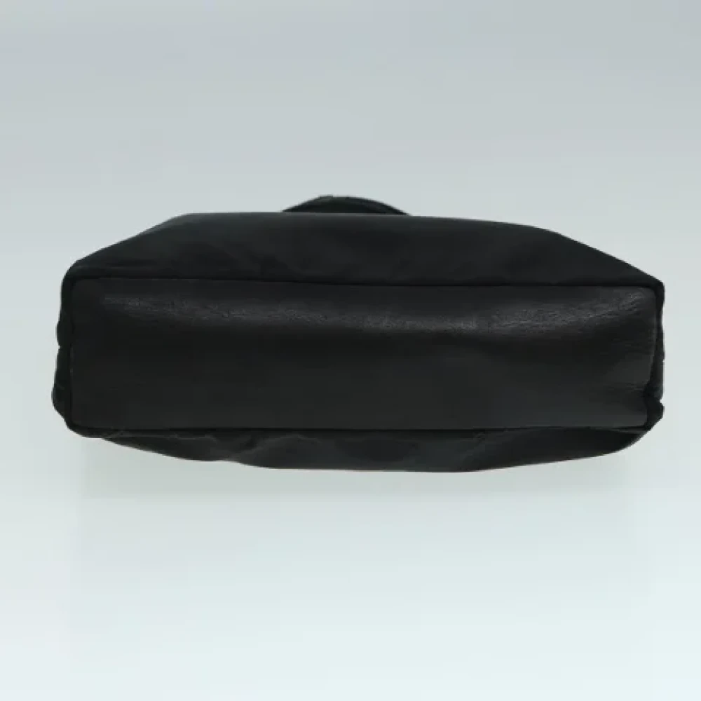 Prada Vintage Pre-owned Nylon handbags Black Dames