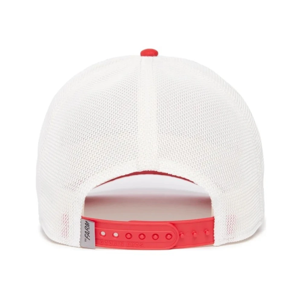 Goorin Bros Witte Doberman Suede Trucker Cap White Heren