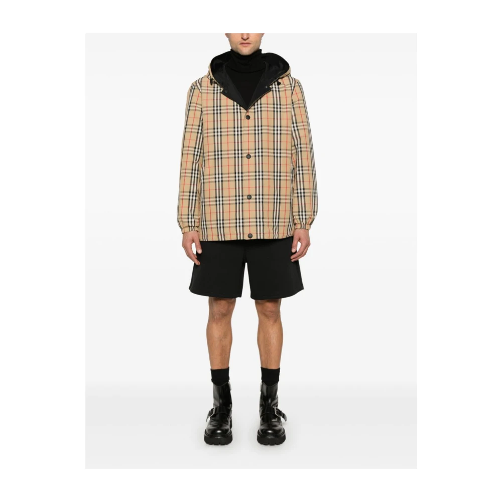 Burberry Beige Licht jack met Vintage Check Beige Heren