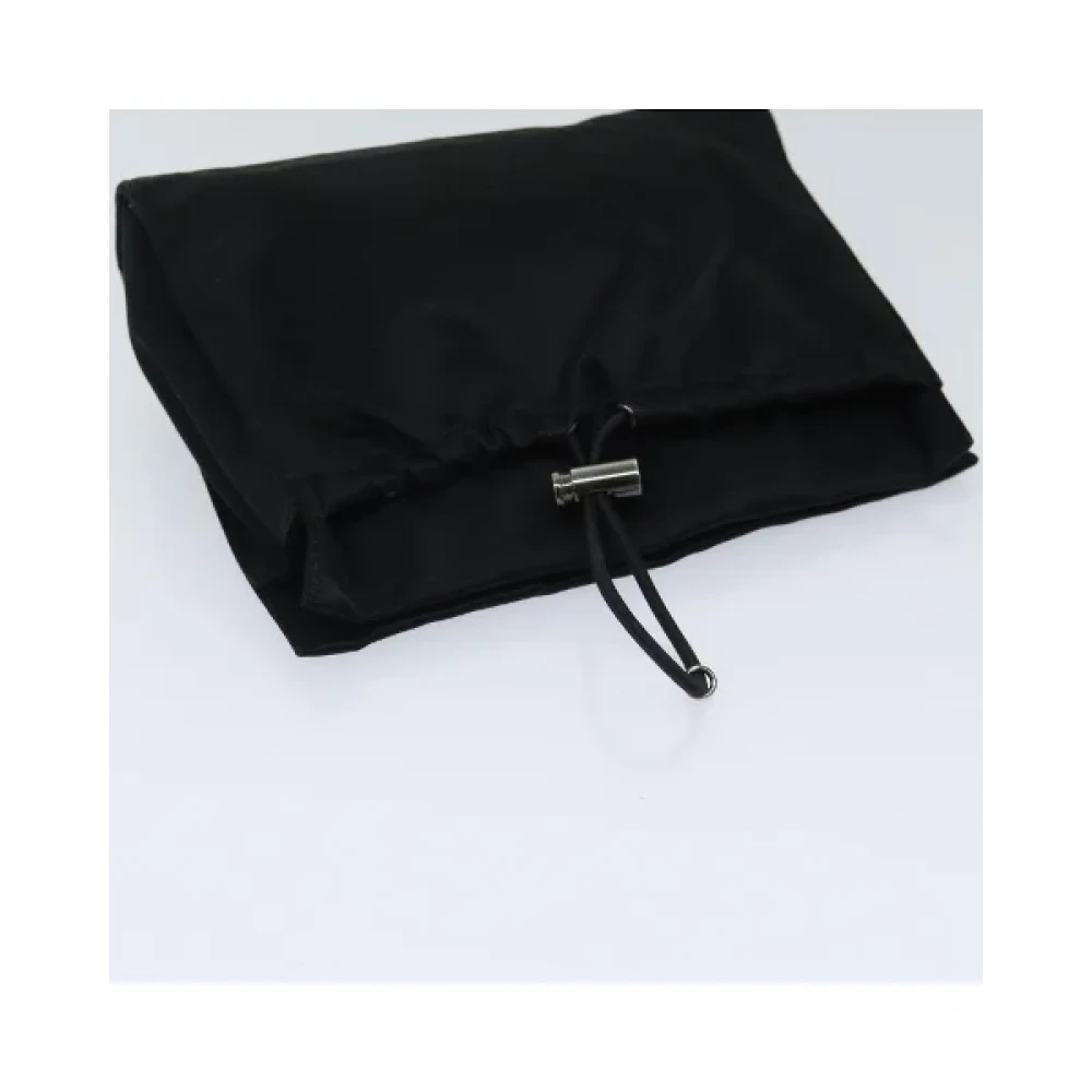 Prada Vintage Pre-owned Satin prada-bags Black Dames