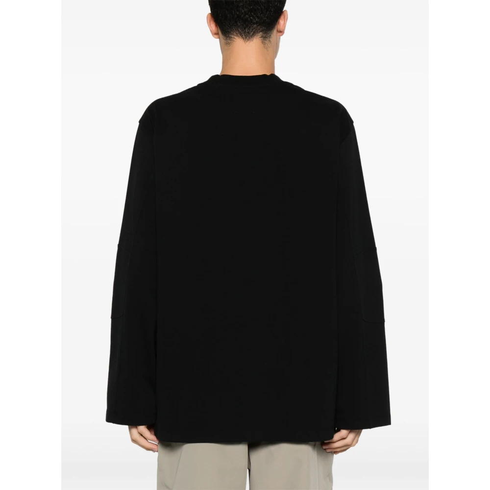 ROA Logo Longsleeve Shirt Black Heren
