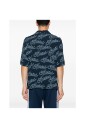 logo-print-button-up-shirt