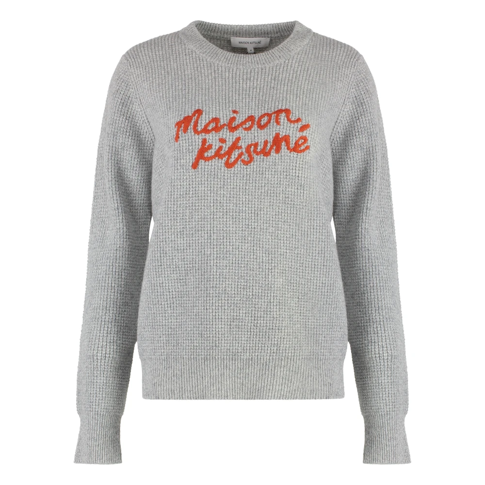 Maison Kitsuné Knitwear Gray Dames