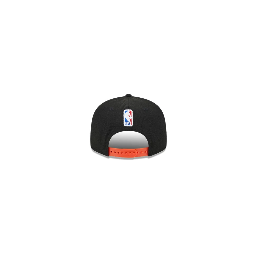 new era NBA ALT Pet Zwart Patched Logo Black Heren