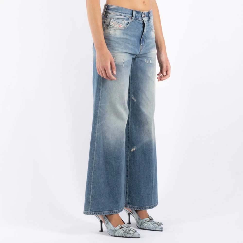 Diesel Klassieke Blauwe Jeans Blue Dames
