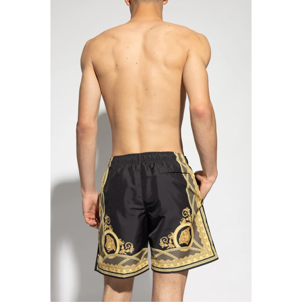 Versace Zwembroek Black Heren