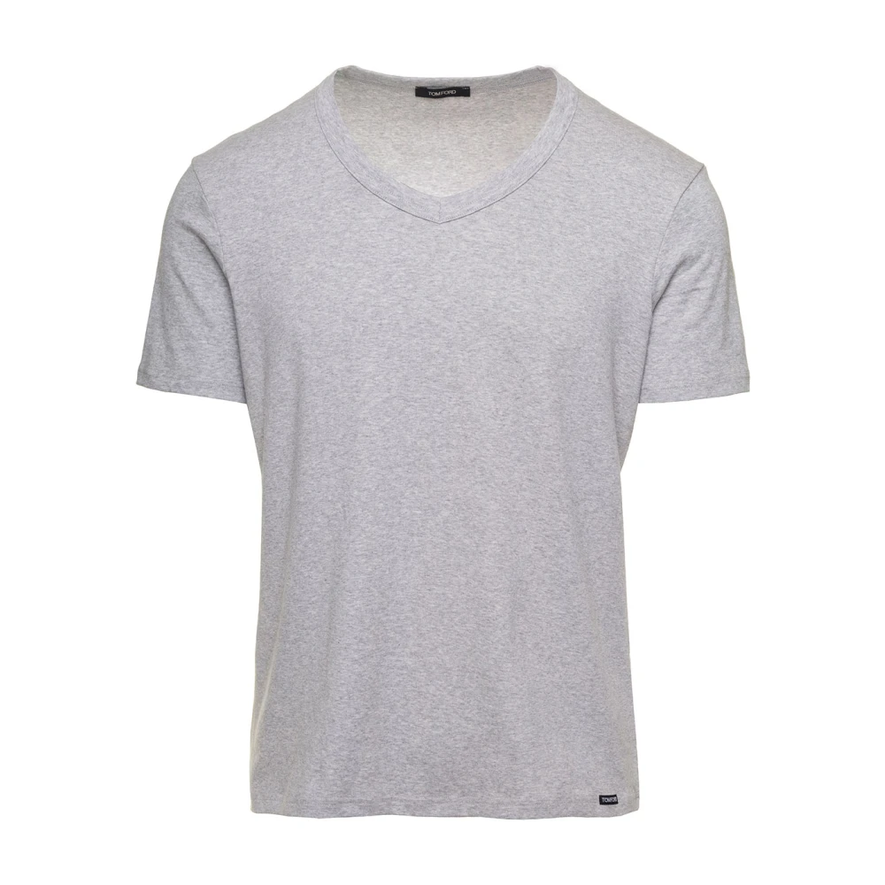 Tom Ford - Tops > T-Shirts - Gray - Tom Ford - Modalova