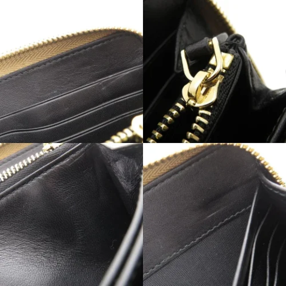 Loewe Pre-owned Leather wallets Yellow Dames