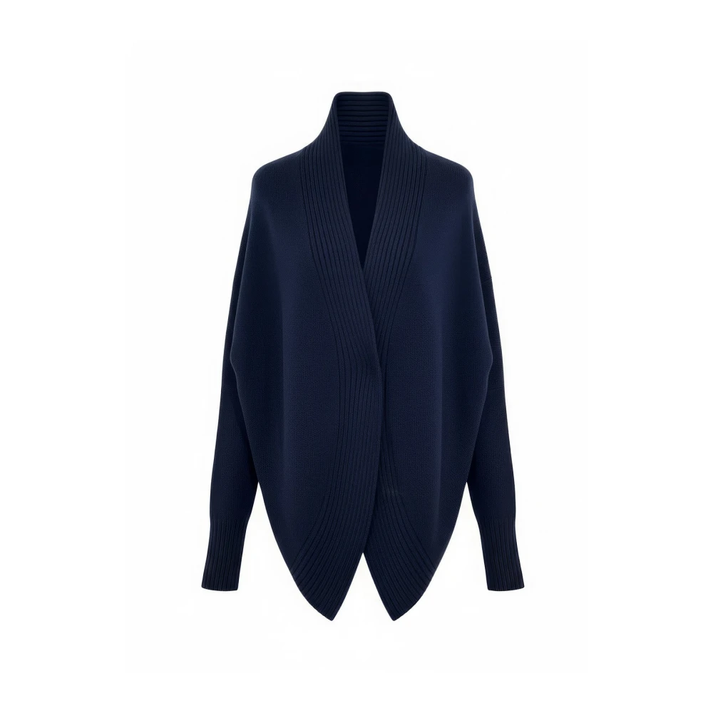Alberta Ferretti Women's Blue Cardigans, S, Maglieria E Felpe Poliestere