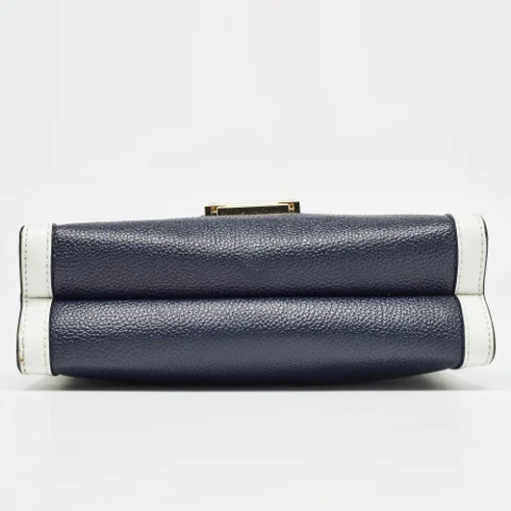 Michael Kors Pre-owned Leather shoulder-bags Blue Dames