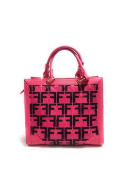 pink-multilogo-tote-shoulder-bag
