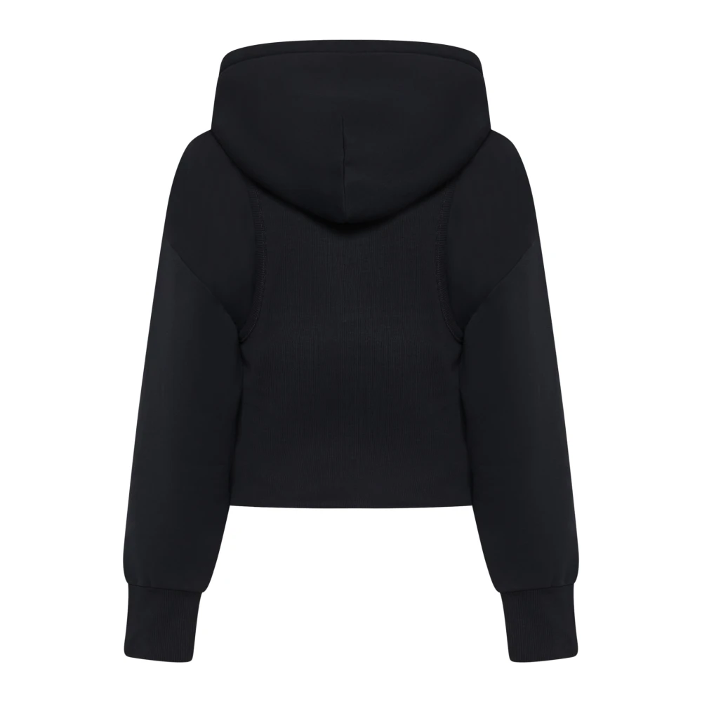 MM6 Maison Margiela Black Sweater Collection Hoodie Black Dames