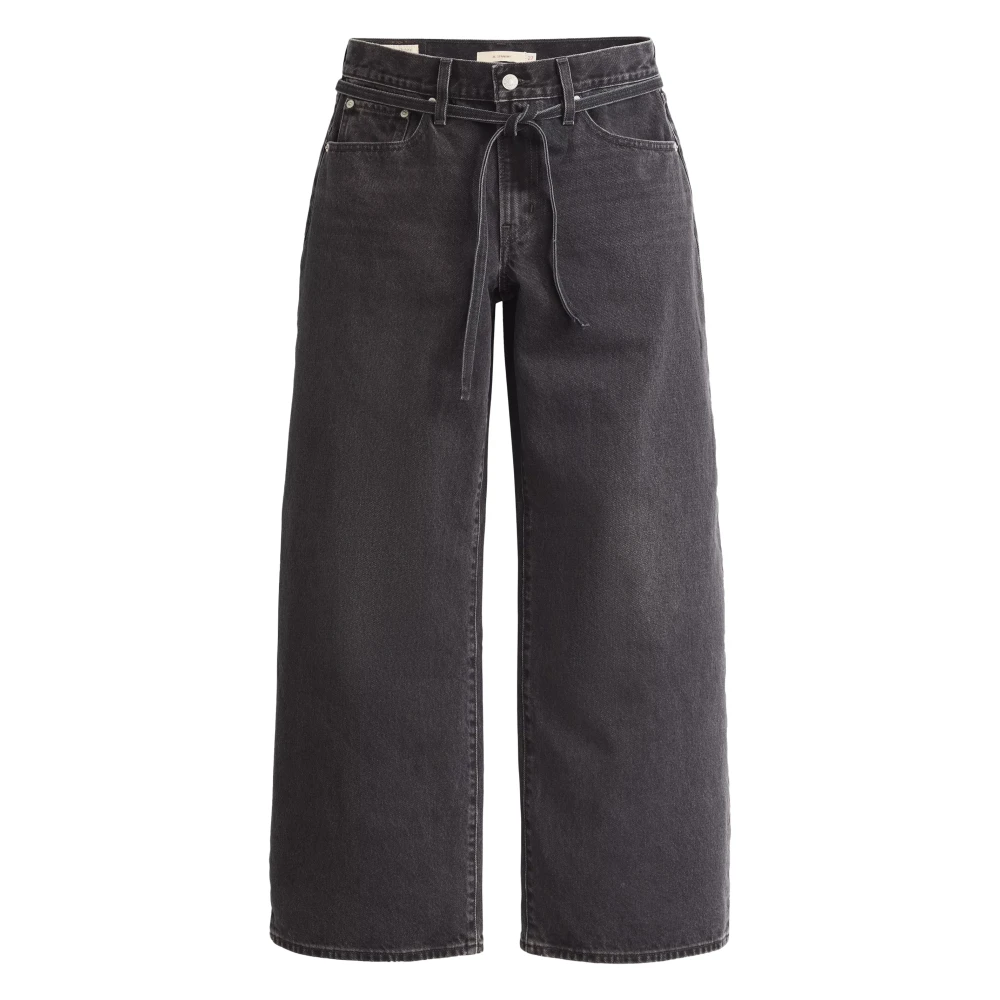 Levi's Women's Gray Xl Straight Jeans - Wide Jeans - W25 L31 - Jeans