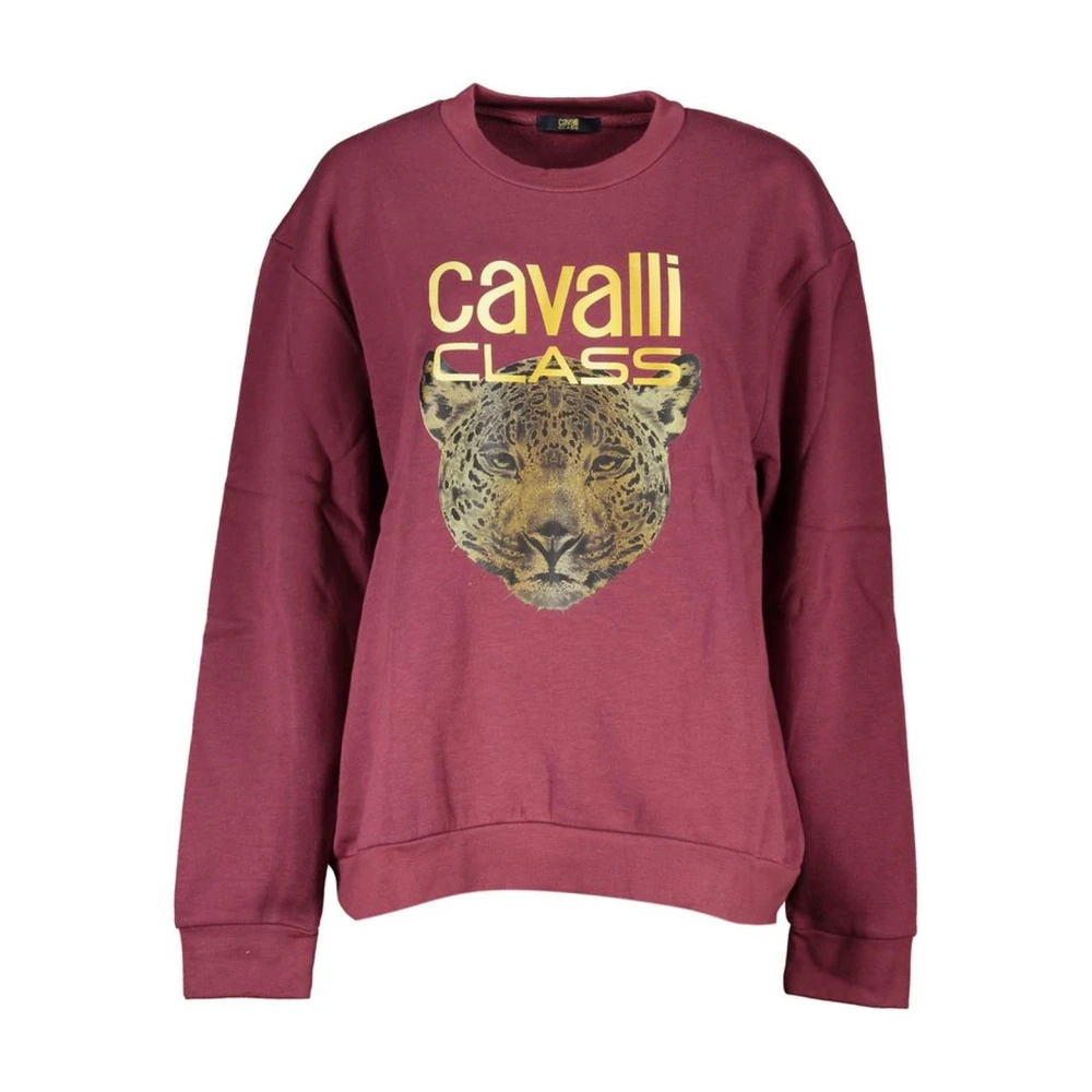 Cavalli Class Sweatshirts Purple Dames