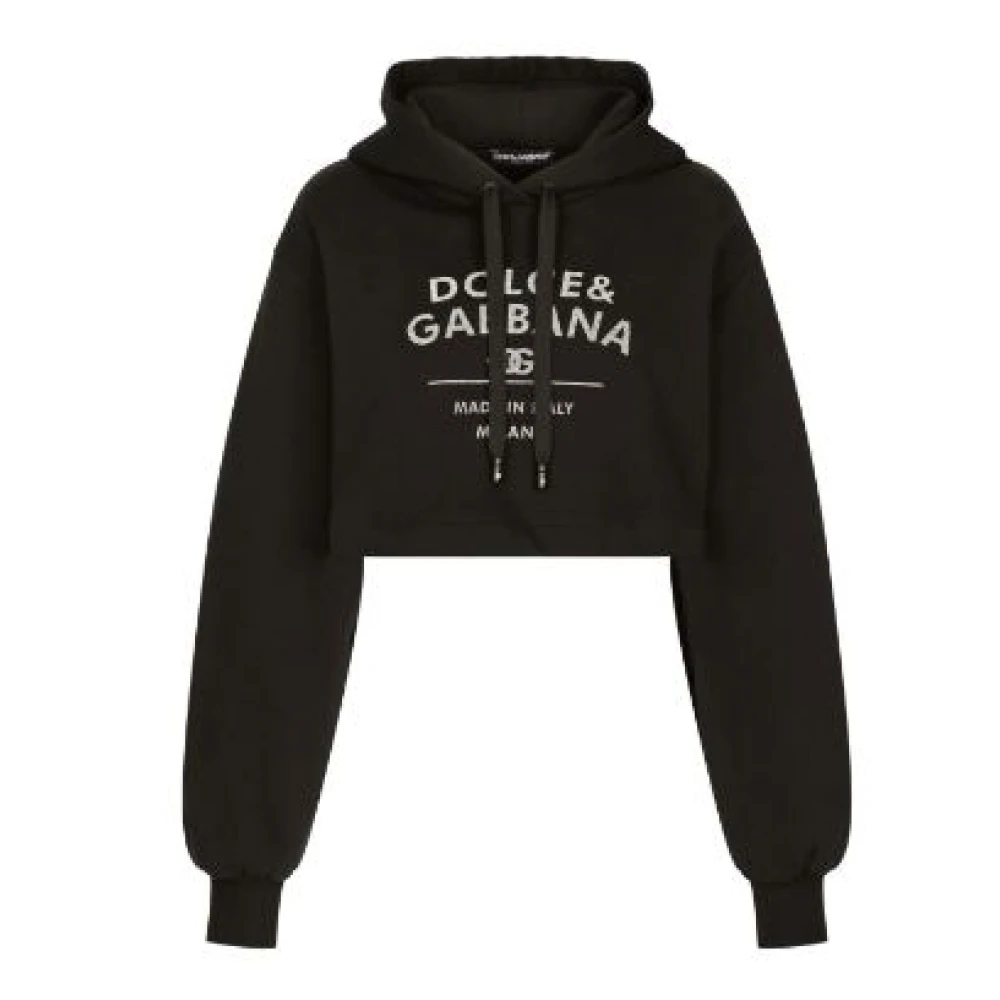 Dolce & Gabbana SLogo Hoodie Black, Dam