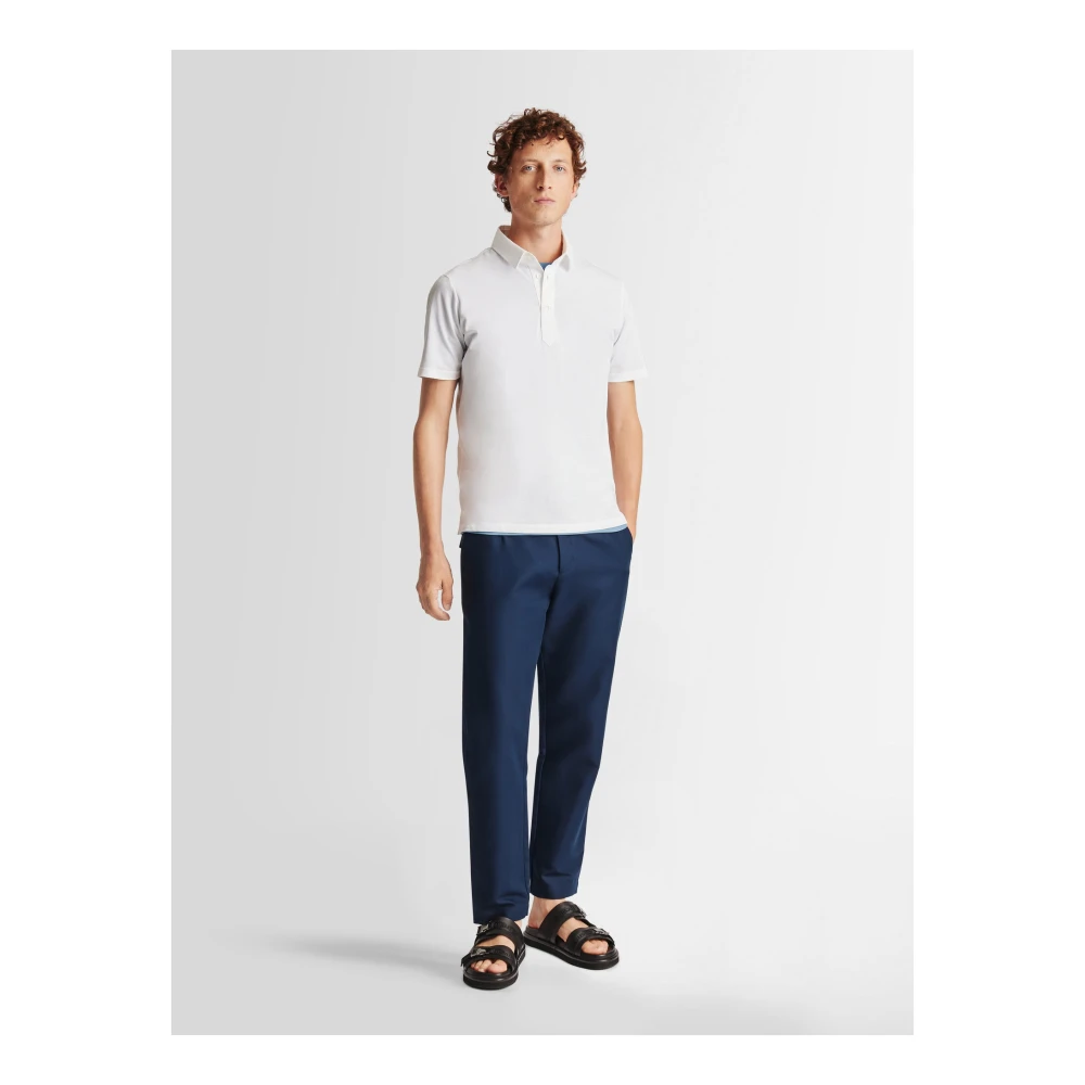 Fusalp Kortmouw Poloshirt White Heren