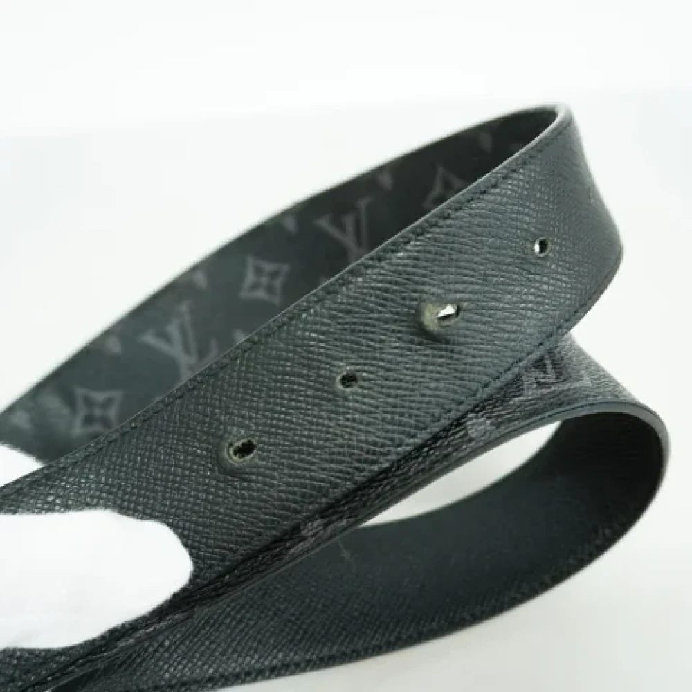 Louis Vuitton Vintage Pre-owned Leather belts Black Heren