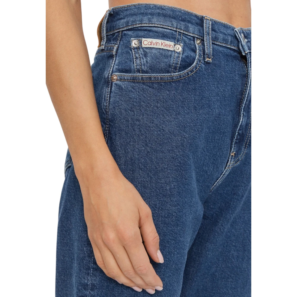 Calvin Klein Jeans Authentieke Slim Straight Dames Jeans Blue Dames