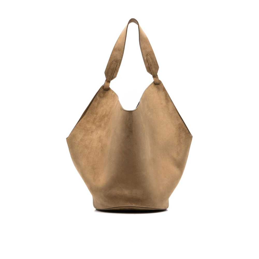Khaite Beige Schoudertas met Afneembare Pouch Beige Dames