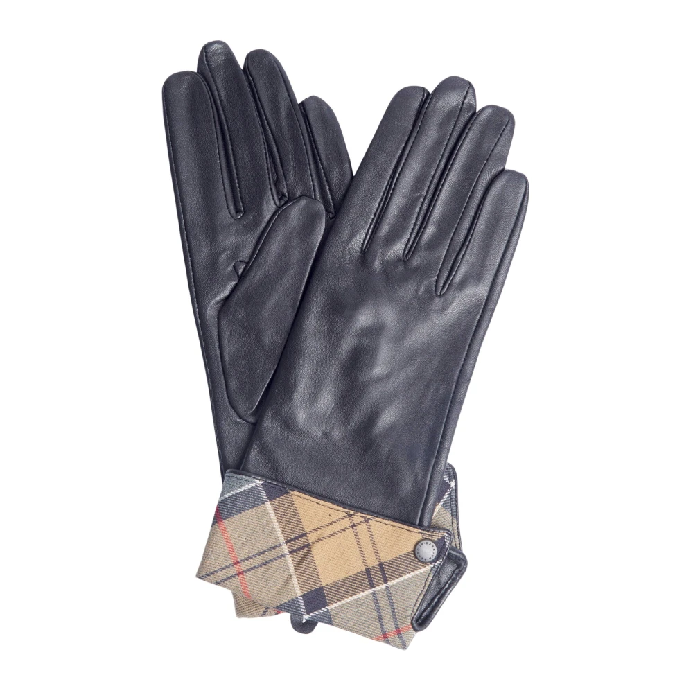 Barbour Black Gloves, Female, S, Lady Jane Leather Gloves