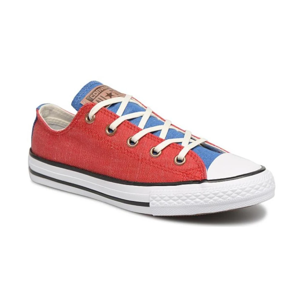 Converse Multifärgad låg canvas sneaker Multicolor, Unisex