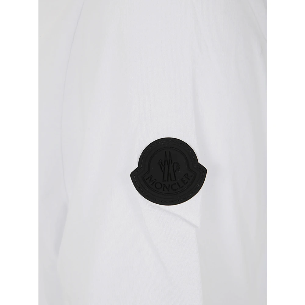 Moncler Korte Mouw T-shirt White Heren