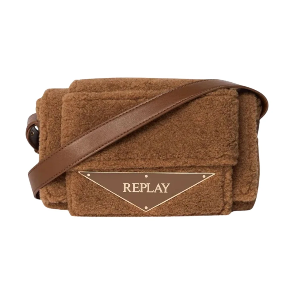 Replay , Cross Body Bags, Female, Brown, One Size, Cross Body Bags