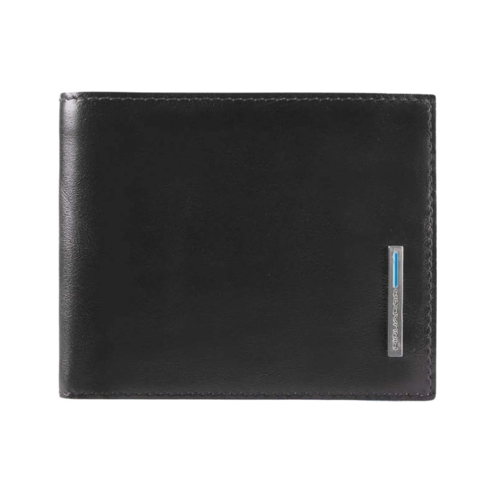 Piquadro Mannelijk Zwart Accessoires Heren, One Size, Men’s Wallet With Coin Pocket