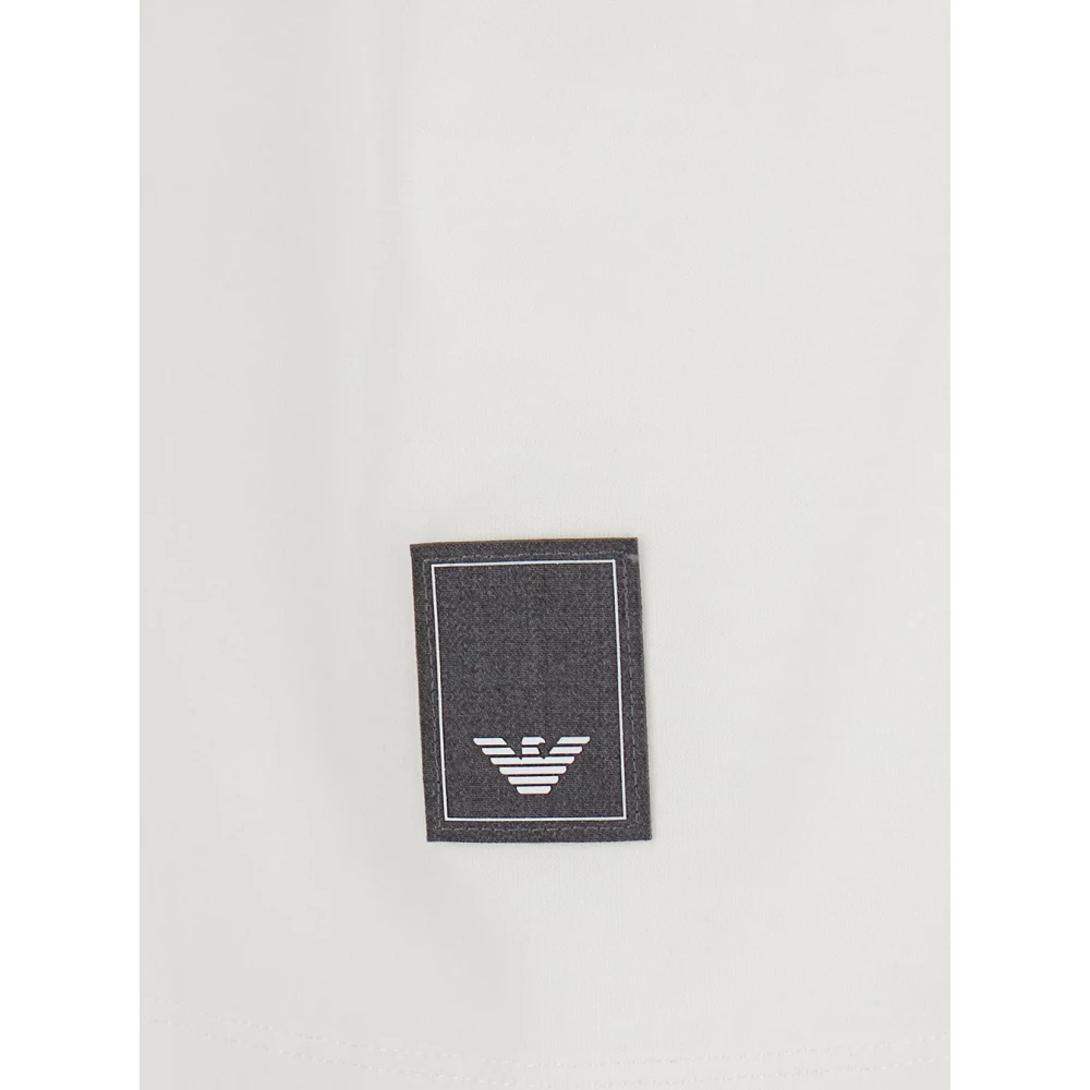 Emporio Armani Witte Travel Basic T-shirt White Heren