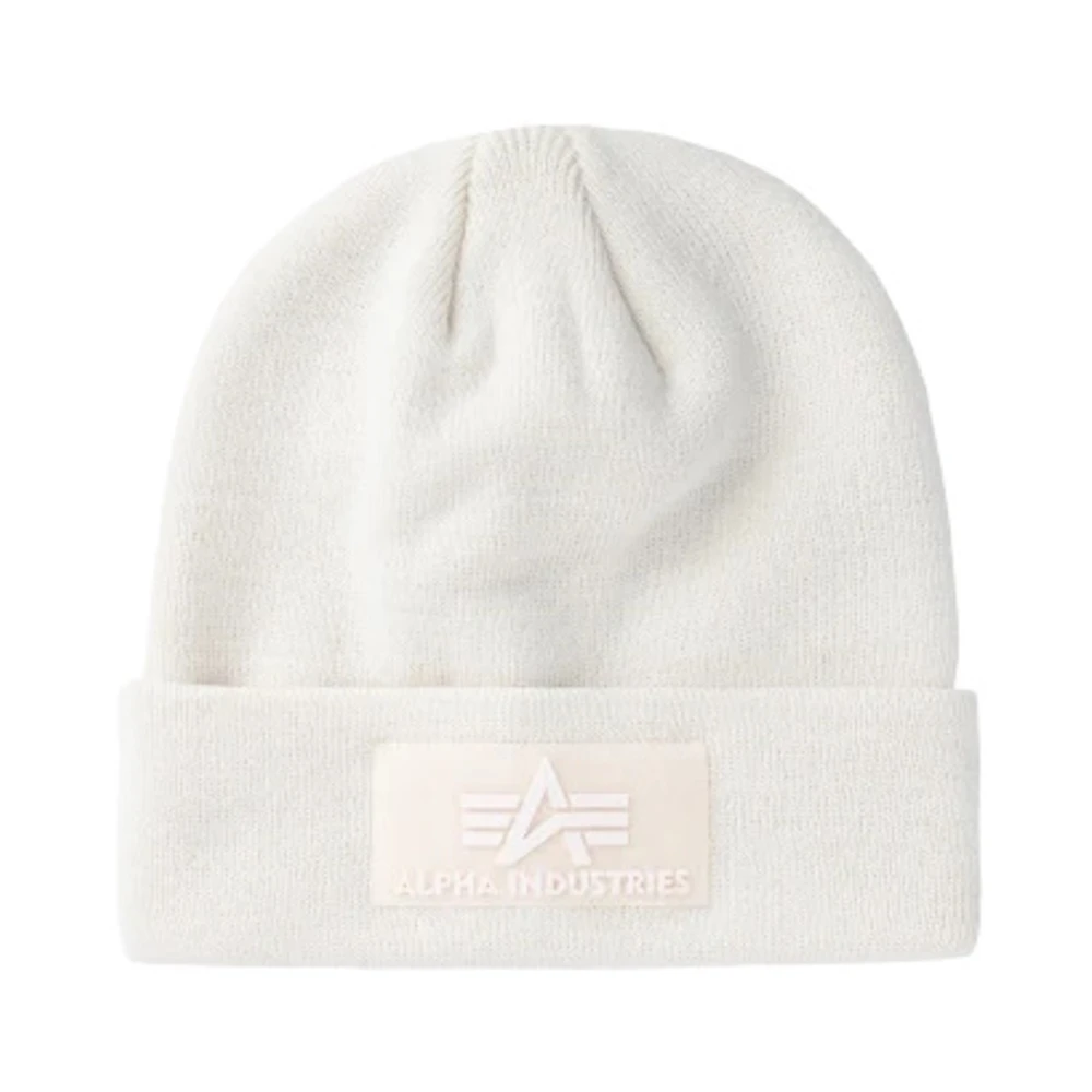 alpha industries Klassieke Beanie met Moderne Functionaliteit White Heren